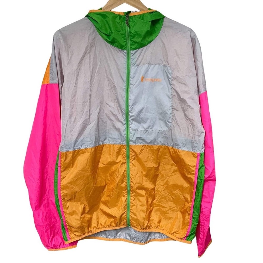 Cotopaxi Teca Full Zip Technical Windbreaker Color Block Mens L Womens M